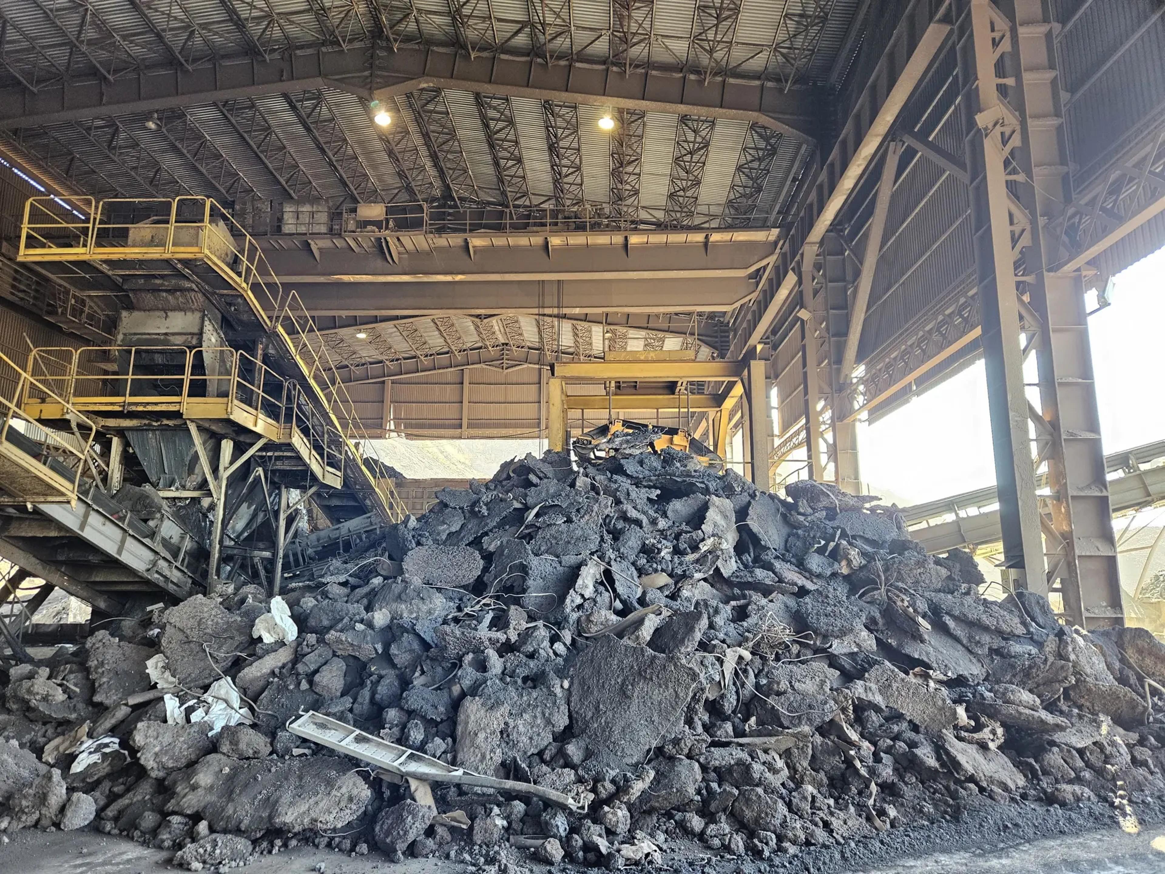 Lump Iron and Steel Slag Beneficiation Applications